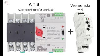 ATS i ugradnja vremenskog releja [upl. by Ilak]