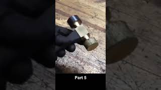 Making Brass Machinist Hammer  Part 5 [upl. by Alford512]