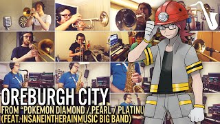 Pokémon DPPt Oreburgh City Big Band Jazz Arrangement  insaneintherainmusic [upl. by Akcimahs561]