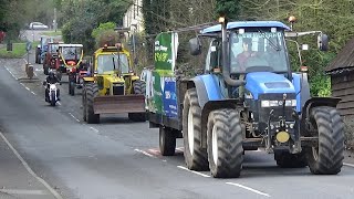 Romsey Young Farmers Tractor Run  Part 1  Heading off [upl. by Vyner]