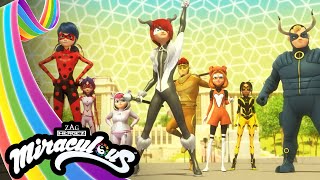 MIRACULOUS  🐞 PENALTEAM  Equipo de héroes ☯️  Las Aventuras de Ladybug [upl. by Assena]