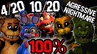 Is it POSSIBLE to 100 THREE FNAF GAMES AT THE SAME TIME [upl. by Ikairik]