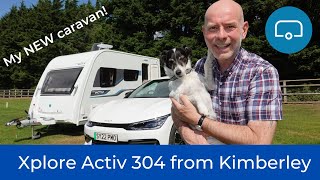 Small Simple STYLISH Caravan  Xplore Activ 304 from Kimberley [upl. by Enialb646]