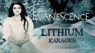 Evanescence  Lithium Instrumental karaoke [upl. by Atinas442]