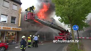 Goch Brand 13 09 2017 Wohn Geschaeftshaus [upl. by Anum]