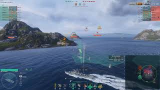 WOWS Ranked Orkan Taking Over One Handed [upl. by Akimrej]