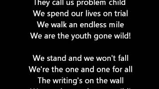 Skid Row  Youth Gone Wild Lyrics [upl. by Atteuqihc]