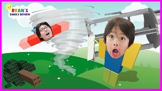 Family Game Night Lets Play Roblox Survive The Tornado with Ryans Family Review [upl. by Krystyna]