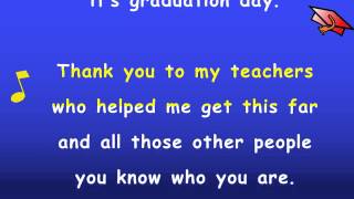 Kindergarten Graduation Song with Lyrics  Karaoke Sing Along [upl. by Aivitnahs5]