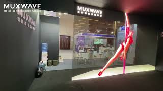 In Infocomm China 2023 Beijing MUXWAVE Holographic Invisible Screen unveils new product Model 2 [upl. by Ervin]