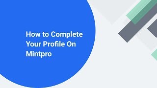 How to Complete KYC On Mintpro [upl. by Fonsie428]