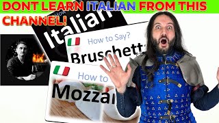 DO NOT LEARN ITALIAN FROM THIS CHANNEL [upl. by Accebar]