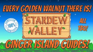 Stardew Valley  How to Find Every Golden Walnut  All 130 [upl. by Ennayrb764]