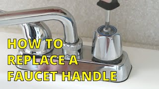 How to Replace a Faucet Handle amp How I Solved a Problem [upl. by Anurag527]