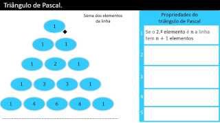 Triângulo de Pascal  Propriedades [upl. by Morez]