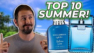 Top 10 SUMMER Designer Fragrances For 2023  Best Mens Summer Fragrances [upl. by Solotsopa]