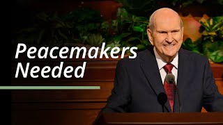 Peacemakers Needed  Russell M Nelson  April 2023 General Conference [upl. by Assirem525]