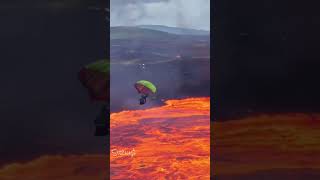 Did high winds cause a skydiver to drift in to a pond full of Flamin Hot Cheetos sauce [upl. by Odetta396]