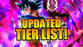 Dragon Ball Legends UPDATED TIER LIST BREAKDOWN LF UI GOKU Z TIER [upl. by Gresham]