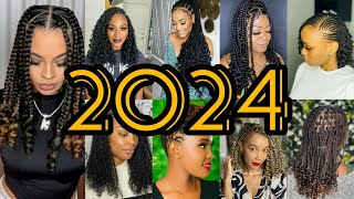 🔥💖 Hottest braids hairstyles for black women  Braids Hairstyles with curls  Braids Hairstyles [upl. by Yelyk]