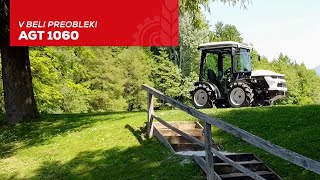 Traktor AGT 1060 v beli preobleki  Agromehanika [upl. by Adnovahs]