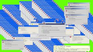 GREEN SCREEN Windows XP Error  VIRUS ERROR ☢  FOOTAGE  SOUND [upl. by Orpha]