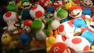 Jenkinsons Boardwalk At the Arcade  Super Mario Claw Game 1080p [upl. by Hammock]