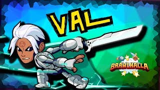 VAL Sword  Gauntlets  SO GOOD • 1v1s • Brawlhalla Gameplay [upl. by Artemla850]