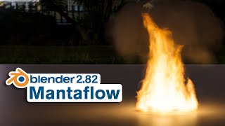 Blender Tutorial  Mantaflow Fire Simulation 282 [upl. by Nuavahs]