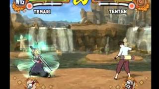 NUN4 Temari vs Tenten 3 rounds [upl. by Elaval]