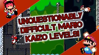 UNQUESTIONABLY DIFFICULT Mario kaizo levels [upl. by Johan]