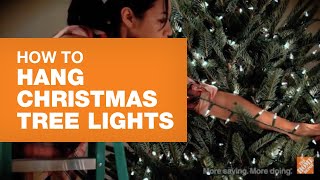 How to Hang Christmas Tree Lights [upl. by Ttreve]