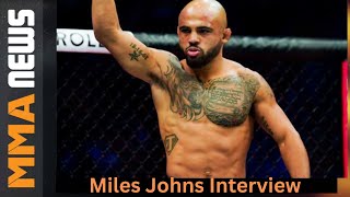 Miles Johns recaps Douglas Silva de Andrade win amp talks potential Ricky Simon matchup [upl. by Leonanie580]