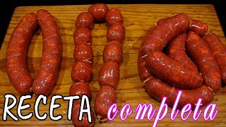 Como hacer CHORIZO CASERO desde cero CON TRIPA O SIN TRIPA  El Mister Cocina [upl. by Leirrad]