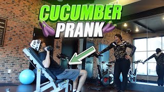 🥒CUCUMBER PRANK🥒 IN GYM GONE GOOD [upl. by Corbie]