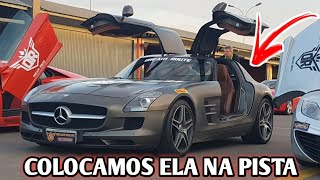 ANDANDO DE MERCEDES SLS NA PISTA COM ALE DREAM ROUTE  CVBR 284 [upl. by Eanerb33]