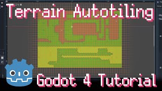 Terrain Autotiling and Alternative Tiles  Godot 4 Tutorial for Beginners [upl. by Ayanaj]