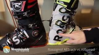 Rossignol AllTrack vs AllSpeed alpine boots [upl. by Manoop]