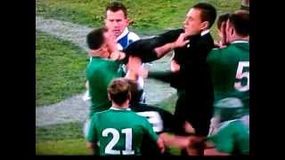 Sonny Bill Williams VS Cian Healy RUGBY SCUFFLE [upl. by Muhcan]