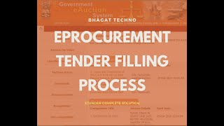 how to filling e tender I Tender Filling Process I BHAGAT TECHNO IT SOLUTION [upl. by Fidelia937]