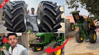 ये टायर कौन से ट्रैक्टर में डालेंगे  Big Tyres 54065R28  पक्की जगह पर Stunt करने का बुरा नतीजा [upl. by Phillane]