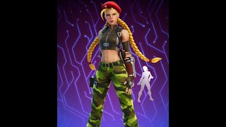 Fortnite Cammy Skin  GAMEPLAY [upl. by Tehr]