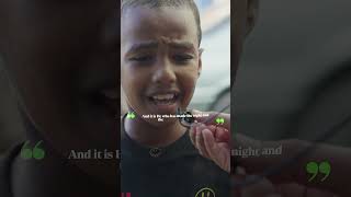 TOUCHING Quran Recitation by Street Boy in Yemen shorts [upl. by Georgianna]