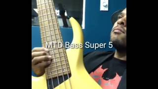 MTD Bass Super 5 with GT1B synthesizer by BOSS [upl. by Gnoh]