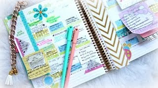 How To Organize and Decorate Your Planner [upl. by Yesteb963]