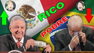 💰 MÉXICO es MÁS RICO que BRASIL por ESTA RAZÓN 😭 [upl. by Legnalos]