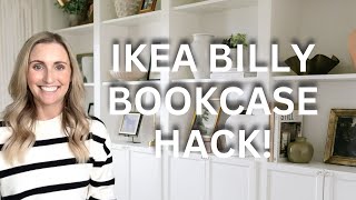 IKEA Billy Bookcase Hack  DIY BuiltIn Shelves Tutorial [upl. by Yclek]