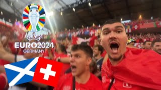 Schottland vs Schweiz  EM Stadionvlog  XHERDAN SHAQIRI MIT TRAUMTOR🤯🤩 BESTES TOR DER EM🤔😮 [upl. by Airitak]