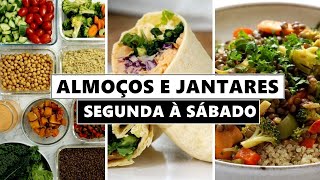 CARDÁPIO SEMANAL SAUDÁVEL VEGANO parte 2 I pdf para imprimir [upl. by Anisah]