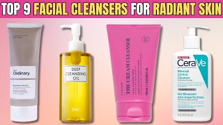 quotTop 9 Facial Cleansers for Glowing Skin in 2024quot [upl. by Kelsy579]